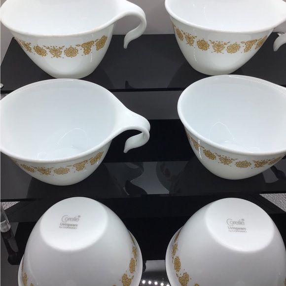 Corelle 6 Cup VTG 1972 Golden Butterfly - Picture 5 of 11